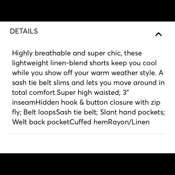 Like new Express Super High Waisted Belted Linen-Blend Shorts - Picture 8 of 9